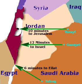 Missile Attack Time Map
